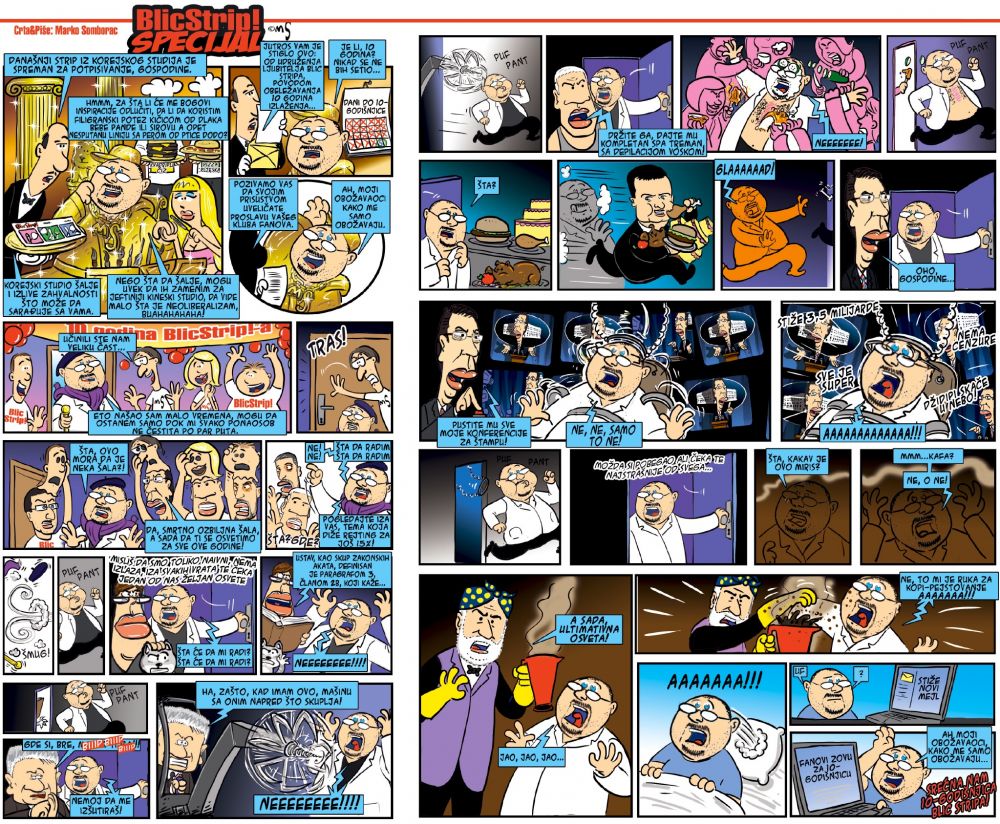 МАЈСТОР Деценија од првог стрипа Марка Сомборца: Ко није у стрипу, НИЈЕ НИ У ПОЛИТИЦИ 