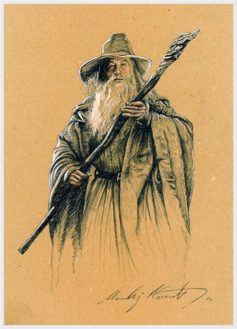 originalslika Gandalf-art-print-72912681